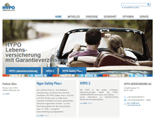 Tablet Screenshot of hypo-versicherung.at